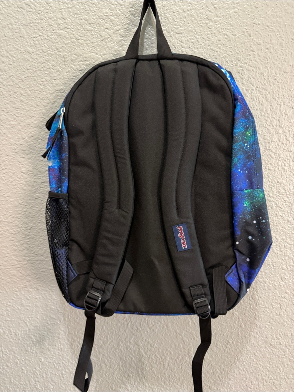Jansport Blue Galaxy Print Big Student Backpack NEW - Picture 3 of 4